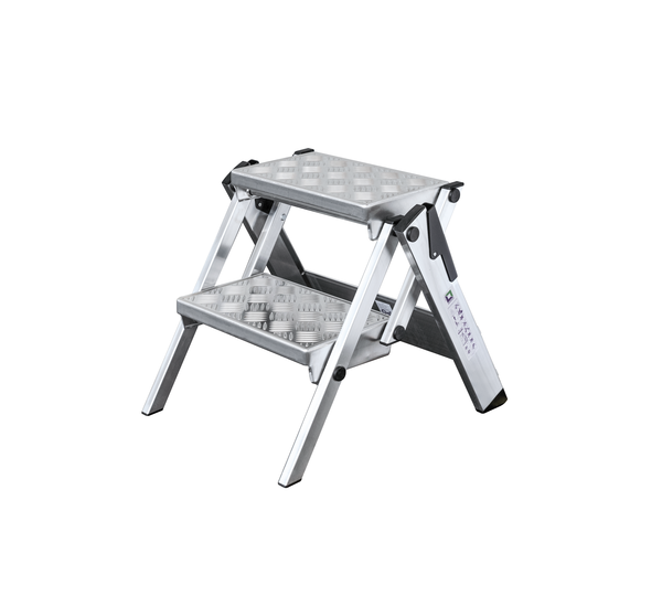 ML Kompakt-Tritt, 2 Stufen, Alu-Quintett-Design | © MUNK GmbH