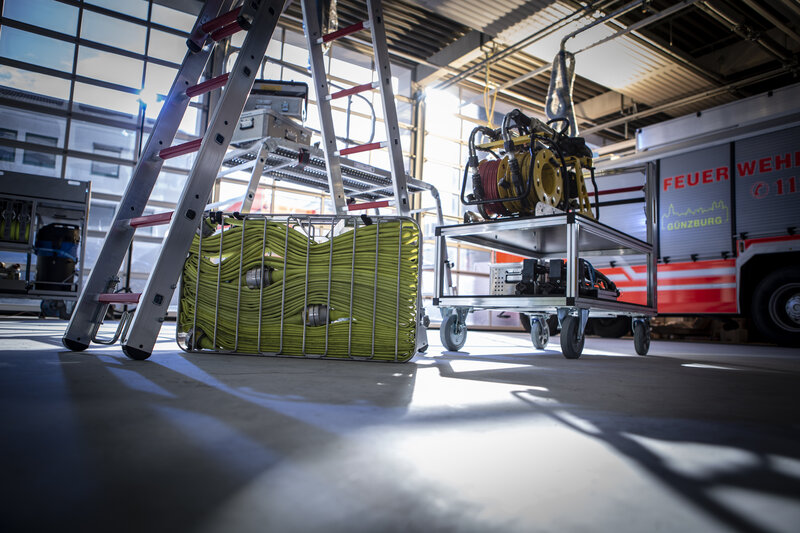 Rettungstechnik im Gerätehaus | © MUNK GmbH