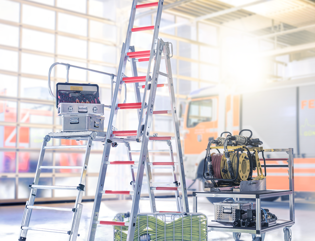 Rettungstechnik im Gerätehaus | © MUNK GmbH